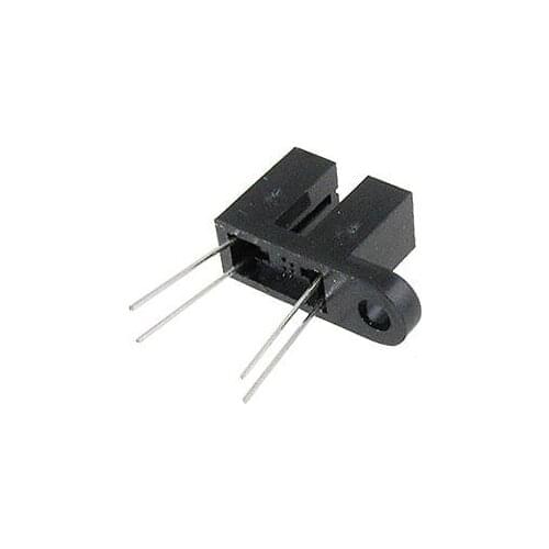 10 Pcs 1/8" Gap 4 Pin Slotted Optical Switch w Bracket