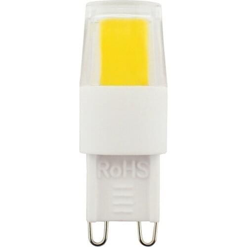 2W AC120/230 led light led lamp light G9 LED Lamp 1508 1COB Porcelain Silicone Light 2PCS