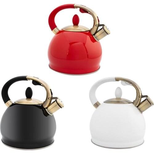 3.5L Stainless Steel Kettle High Capacity Gas Whistle Kettle Induction Cooker Teapot Thicken Kettle Whistling Kettle