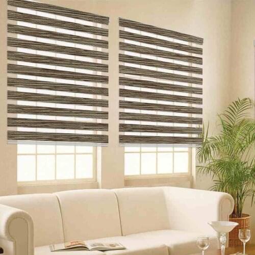 Free shipping zebra blinds roller up down shades