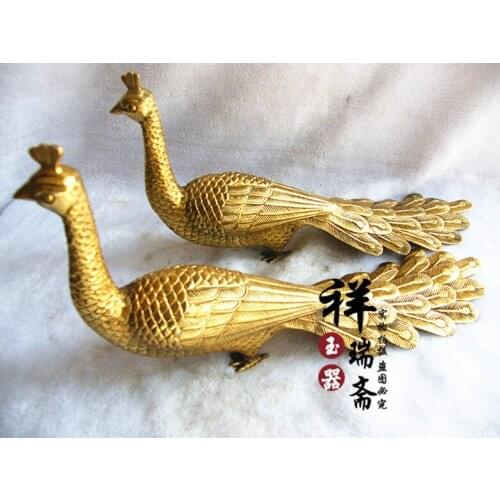 A pure wealth Mantang of Feng Shui town house Hannaford peacock Home Furnishing decoration craft supplies