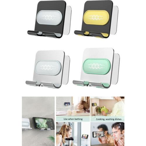 Mobile Phone Holder Stand For iPhone X 8 7 6 Wall Mount Holder Adhesive Stand for Xiaomi Phone Tablet laptop Stand Mount Holder