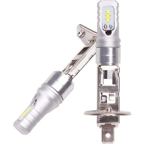 Car bulb led lights H1 H3 CSP 80W front fog lights high power 6led Car Fog Lights Driving Day Running Lamp Car Bulbs DC 12V 24V