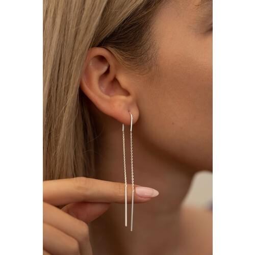 Серебряные серьги İzla Design China At AliExpress