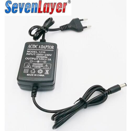 Switching EU Power Adapter input 100~250AC Output DC 12V1A ForMedia Converter Fiber Optical Fast/Gigabit Ethernet Switch
