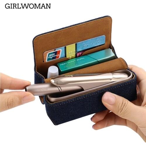 Girlwoman Fashion New Filp Wallet Pouch Case for IQOS 3 Case Protective Cover IQOS 3.0 Accessories