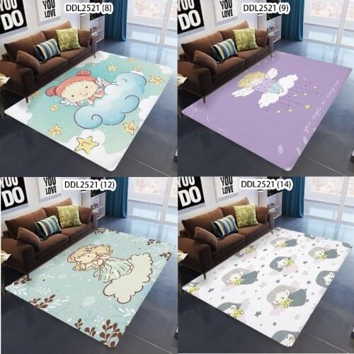 Cartoon cute little girl Entrance door mat Carpet living room floor mat rugs for bedroom rug for living room Kitchen mat doormat
