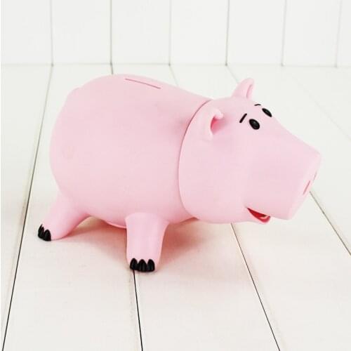 New Hot Toy Story Animal Pink Bank Saving Coin Box PVC Action figure Doll Toys For Kids Birthday Gifts