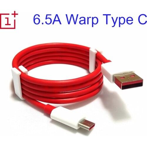 6.5A Original Oneplus 8T Warp Charge USB Type-C Cable 6.5A Quick Charger Cable For Oneplus 8T 8 Pro Nord 7 7t Pro 6 6T 5 5T 3