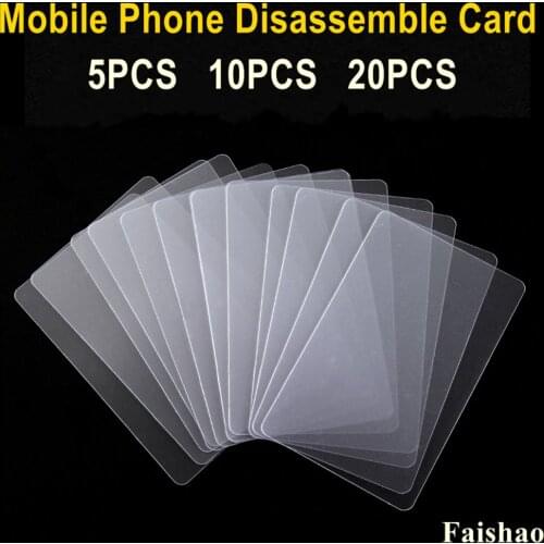 5pcs/10pcs/20pcs Soft Plastic Card Pry Scraper Opening Tool for Mobile Phone Cellphone Tablet Teardown Repair
