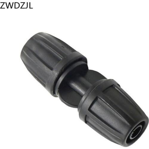 Irrigation hose connector 3/8 barbed threaded connector screw Garden 2 way 8/11 hose repair straight barb adapter 30pcs