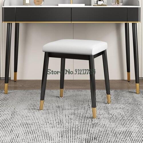 Makeup stool light luxury modern minimalist dressing chair home bedroom net red ins Nordic dressing table chair dressing stool