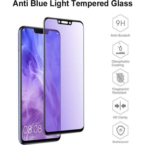 2pcs/lot Anti Blue Light Tempered Glass For Huawei Nova 5i pro/5/5pro/5i/4/5t/4e/5z Screen Protective Film