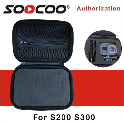 SOOCOO For Go pro Accessories Protective Storage Bag Carry Case Waterproof Hard Bag Box For S200 S300 Action Camera