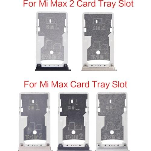 1pcs SIM Card Reader Holder Slot Tray Replacement Parts For Xiaomi Max 1 2