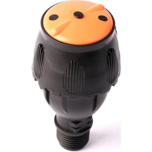 1pcs Green Thumb Orange Rotating Sprinkler Nozzle DN15 1/2" Water Connectors, 360 Degree Rotate Micro-Nozzle
