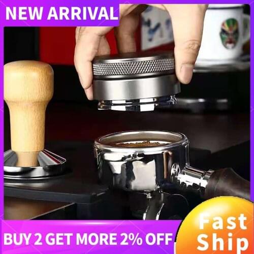 304 Stainless Steel Coffee Tamper 51MM/53MM/58MM Coffee Distributor Coffee Powder Hammer Customized Coffeeware Coffee Tampers