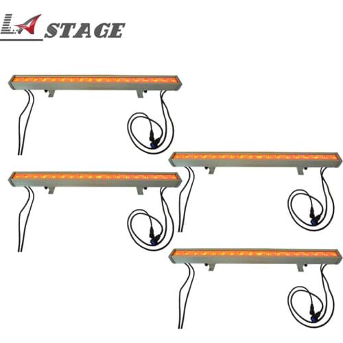 Free Shipping RGB Dj Led Bar DMX 18x3w 3in1 IP65 Waterproof Outdoor Led Flood Light LED Wall Washer Light