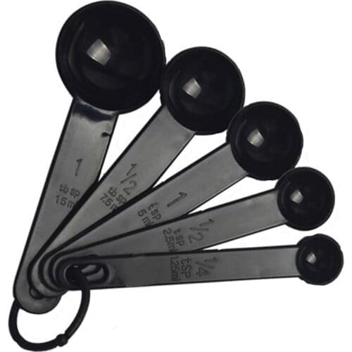 5pcs/set Creative Measuring Spoon Silicone Measuring Ladle Baking Cooking Kitchen Coffee Tools with Scale Kitchen Tools