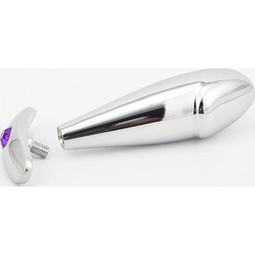 Adults Plug Anal Sex Metal Butt Plug With Jewelry Erotic Toy Mini Vibrator Anal Plug Private Good for Men/Women