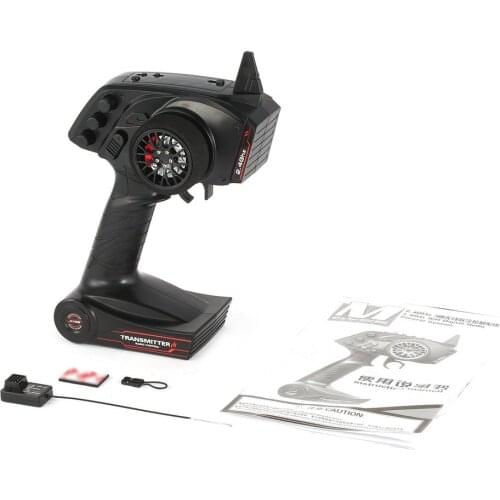 AUSTAR AX5S 2.4G 3CH AFHS Radio Remote Control Transmitter with Receiver Super Active Passive Anti-jamming for RC Car Boat