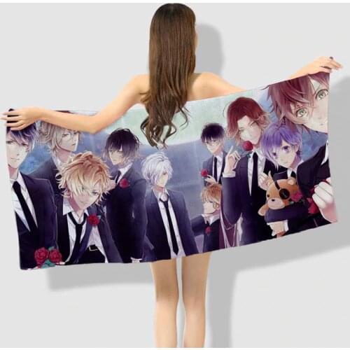 Anime Manga DIABOLIK LOVER Bath Beach Towel Bamboo 5 Style 001