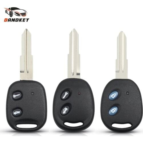 Dandkey 10Pcs/lot 2 Buttons Transponder Car Key Shell Styling For Chevrolet LECHI SPARK Epica LOVA SAIL Replacement Case