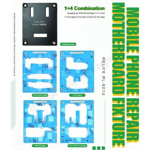 RL-601U 1+N combination Mobile phone repair mainboard fixture for IPX/XS/XS Max/11/11 Pro/11 Pro Max/12/12 Mini/12 Pro/ Pro max