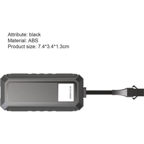 PG08 GPS Locator Real-time Location Triple Module Positioning Black Remote Cut Off Tracker Alarm for Cars