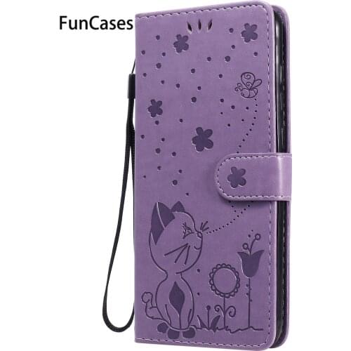 Fashion PU Leather Flip Wallet Phone Bag Cover For case Huawei Enjoy 9 Plus Animal Protector Estuche capa 9S Y7 2019 Cell Cases
