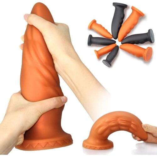 New Soft Anal Plug Large Dildo Big Butt Plug Male Prostate Massager Vaginal Anus Dilator Adult Erotic Anal Sex Toy For Woman Men