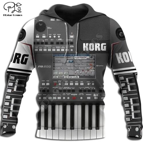 PLstar Cosmos 3DPrint Music Musical Instrument Piano Rock Guitar Trumpet Violin Man/Woman Funny Hoodies/Sweatshirt/Jacket-a15