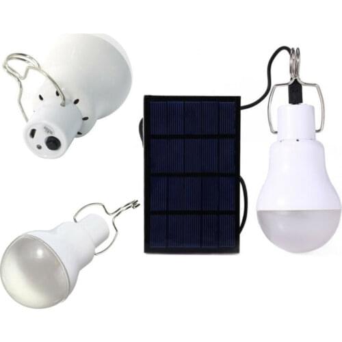 Portable LED Solar Lamp Charged Solar Energy Light Panel Powered Emergency Bulb For Outdoor Garden Camping Tent Fishing