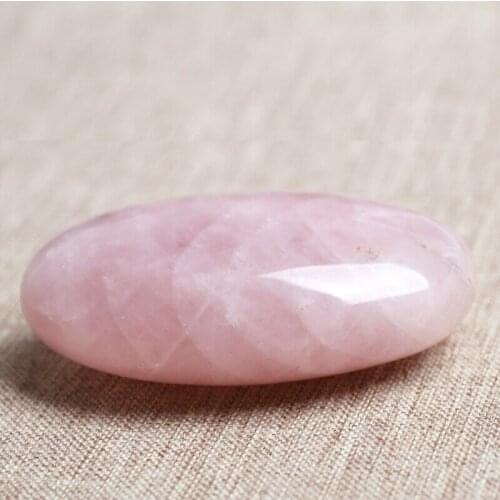 Rose quartz palm stone gemstones natural mineral crystals spiritual energy healing reiki fontaine decoration maison arredo casa