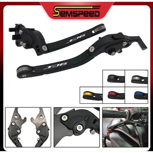 For YAMAHA XJ6 DIVERSION 2009 2010 2011 2012 2013 2014 2015 SEMSPEED Adjustable Folding Handle Motorcycle Clutch Brake Levers