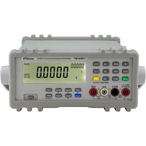TM-8155+ DUAL display Ture rms 80000 counts Bench Digital Multimeter