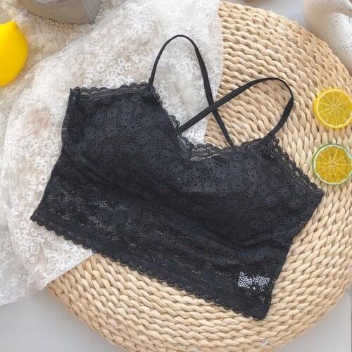 Women Bralette Sexy Beauty Back Bras Underwear Push Up Wireless Lace Bras Sexy Lingeries
