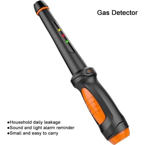 Natural Gas Methane Combustible Gas Alarm Pen Type Gas Leak Detector Sensitive Sensor Sound&LED Lamp Alarm Security Check Tool