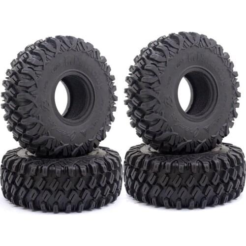 For 1/10 RC Crawler Car Axial SCX10 90046 SCX10 III AXI03007 Traxxas TRX4 D90 4PCS 120MM 1.9 Rubber Tyres Wheel Tires