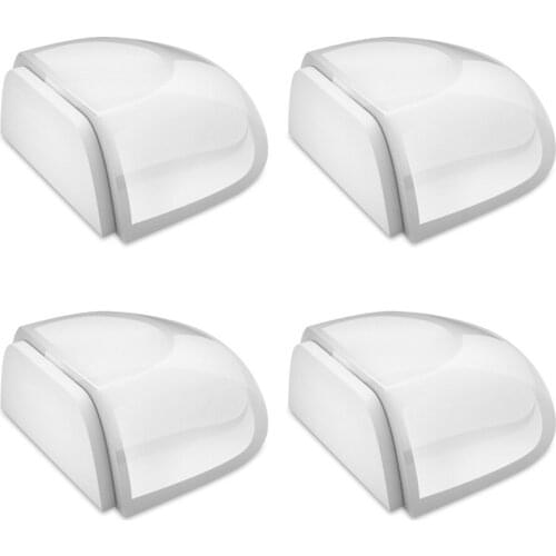 Door Stopper Acrylic No Need Punch Transparent Self Adhesive Door Holder Doorstop For Home Protect Walls Furniture Accessories