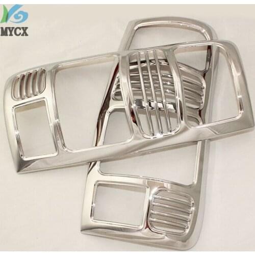 Chrome tail light cover for toyota land cruiser autana prado fj80 1990-1997 ABS car styling auto accessories For Prado 80