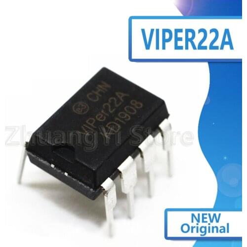 10 PCS VIPER22A VIPER22 VIPER22A induction cooker upright DIP8 power chip