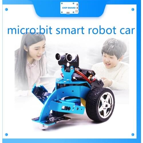 Yahboom hot-sale hellobot education microbit smart robot car for micro bit bbc basic lift&clip with micro:bit