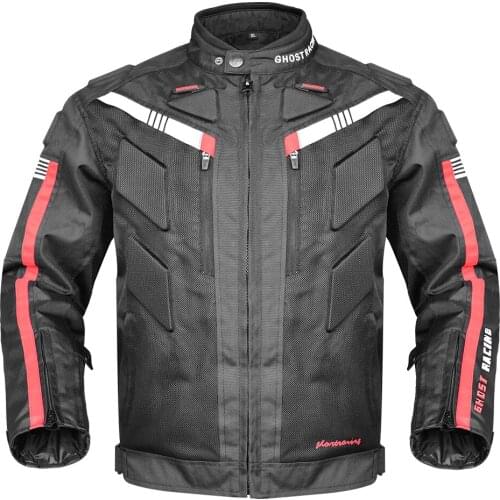 Motorcycle riding jacket summer mesh breathable waterproof and fall-proof motorcycle racing suit knight pull clothes