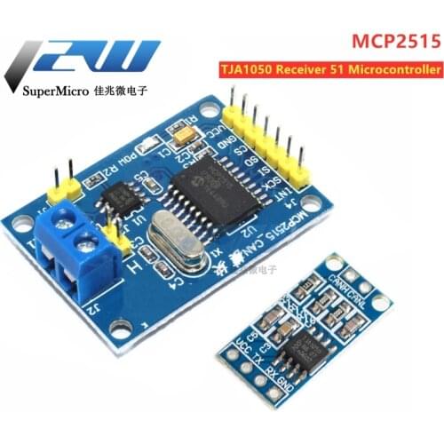 MCP2515 CAN Bus Module TJA1050 SPI Receiver Board for 51 ARM MCUs Controller Interface Module for Arduino DIY Kit New