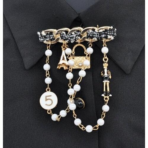 Fashion New Sweater Brooch Rose Flower Corsage Camellia Long Needle Pin For Women Shawl Shirt Collar Accessories