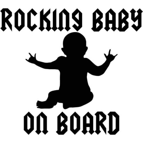 There Are Baby High-quality Car Stickers on The Car, Personalized Pvc Waterproof Car Window Body Decorative Stickers Accessories