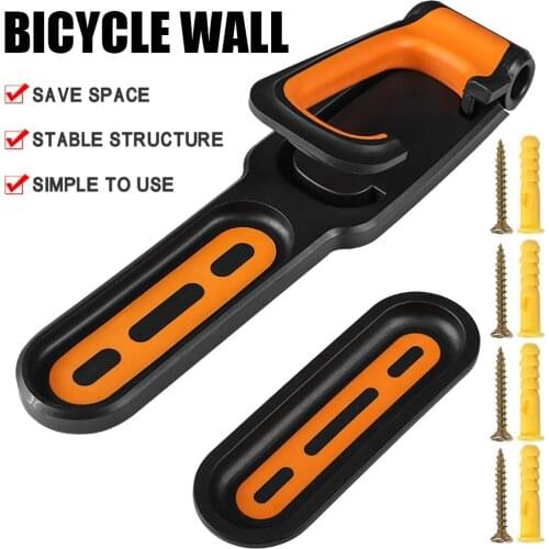 Bike Wall Hook Holder Stand Practical Mountain Bicycle Wall Mounted Storage Rack Hanger Necessary Outdoor Cycling Supplies Blue