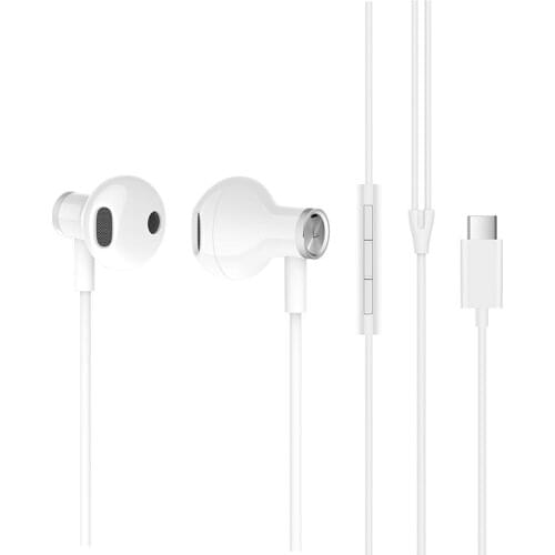Xiaomi Mi 11 10 10T Pro 9 Poco X3 NFC Note 10 Lite Earphone 3.5MM/Type C Jack Dual Driver Headsets With Mic Wired Redmi K40 Pro