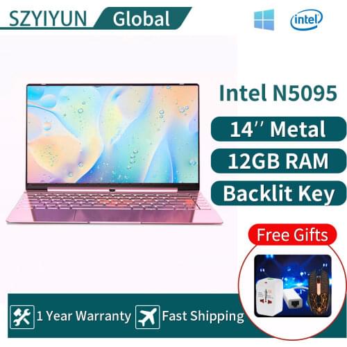 14'' Unique Retro Round Keyboard Laptop Fingerprint Unlock Notebook 2G Graphics Card Gaming Computer Portable Office Netbook